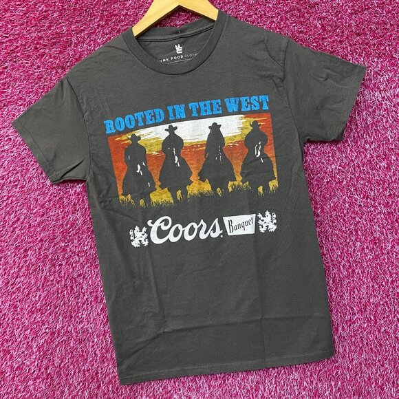 Coors Banquet Rooted in the West Vintage Style T-Shirt Small - Picture 3 of 4